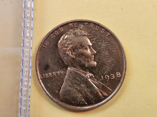 1938 Proof Wheat Cent