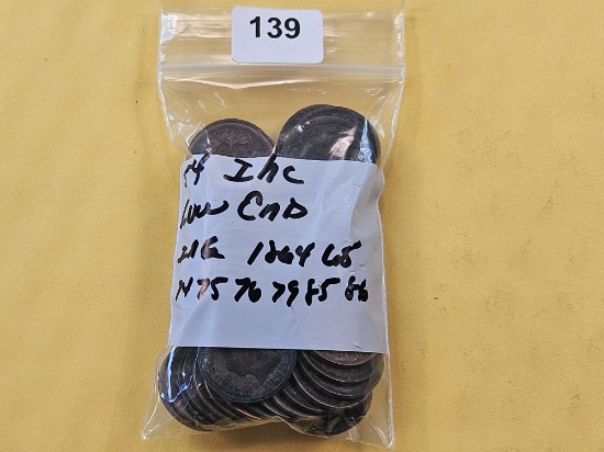 Fifty-four Indian Head Cents