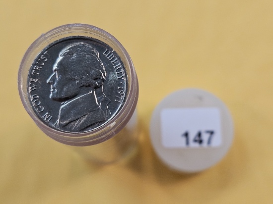 *Full Roll* GEM Brilliant Uncirculated roll of 1971 Jefferson Nickels