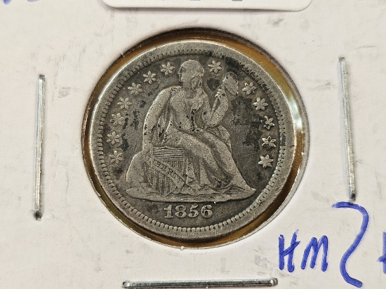 1856 Seated Liberty Silver Dime
