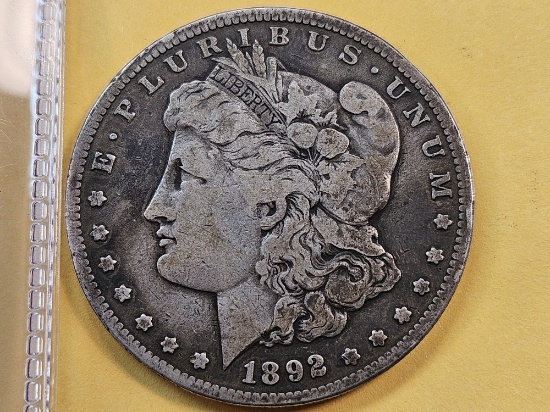 Semi Key Date 1892-S Morgan Silver Dollar