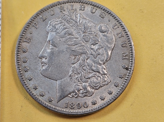 ** KEY DATE! ** 1890-CC Morgan Silver Dollar