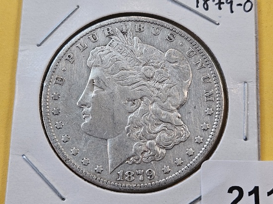 Better Date 1879-O Morgan Silver Dollar