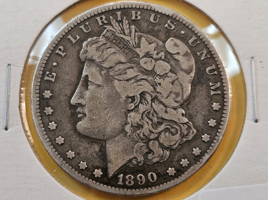 ** KEY DATE! ** 1890-CC Morgan Silver Dollar