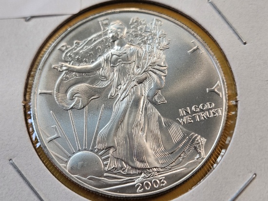 GEM Brilliant Uncirculated 2003 American Silver Eagle