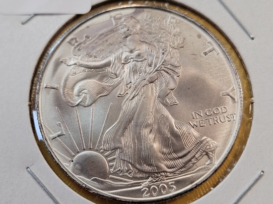 GEM Brilliant Uncirculated 2005 American Silver Eagle