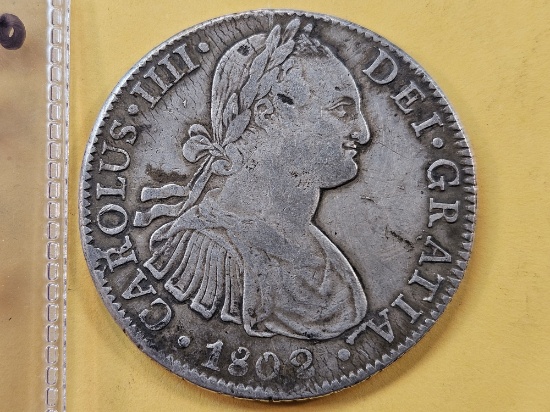 1802 Mexico Eight Reals in Extra Fine