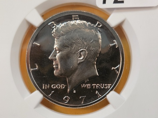 NGC 1971-S Kennedy Half Dollar in Proof 68 STAR