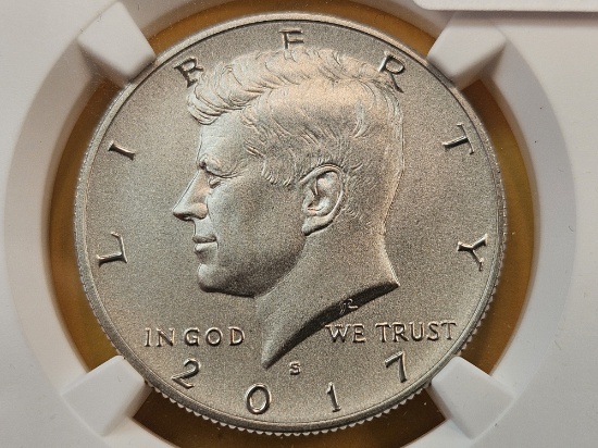 PERFECT! NGC 2017-S Kennedy Half Dollar in SP 70 Enhanced Finish