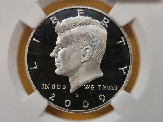PERFECT! NGC 2009-S Kennedy Silver Half Dollar in Proof 70 Ultra Cameo