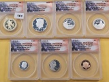 PERFECT! ANACS 2021-S Seven Coin Proof Set in PR-70 Deep Cameo