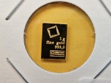 GOLD! Valcambi One Gram .9999 fine Gold Bar