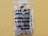 Twenty-Five About Uncirculated Mercury Silver Dimes