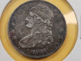 1834 Capped Bust Silver Half Dollar