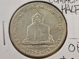 Uncirculated 1925 Commemorative Silver Half Dollar