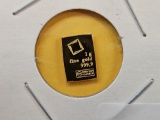 GOLD! Valcambi One Gram .9999 fine Gold Bar