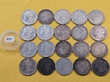 ** FULL ROLL ** Twenty Morgan Silver Dollars