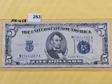 Series 1934-C Five Dollar Silver Certificate in Very Fine