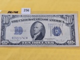 Series 1934-D Ten Dollar Blue Seal Silver Certificate in Extra Fine
