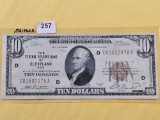 Series 1929 Brown Seal Ten Dollar National Currency Note
