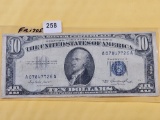 Series 1953 Blue Seal Ten Dollar Silver Certificate