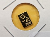 GOLD! Valcambi One Gram .9999 fine Gold Bar
