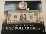 Series 1995 Uncut Sheet of One Dollar Federal Reserve Notes