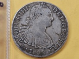 1802 Mexico Eight Reals in Extra Fine