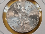 GEM Brilliant Uncirculated 1983 Mexico Silver Onza