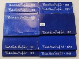 TEN US 40% Silver US Proof Sets