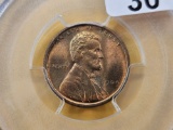 PCGS 1909 VDB Wheat Cent in Mint State 64 Red