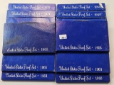 TEN US 40% Silver US Proof Sets