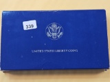 1986 Liberty 2-Coin Commemorative Silver GEM Proof Set