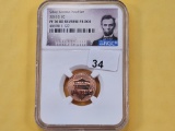 PERFECT! NGC 2018-S Lincoln Cent in Proof 70 RD Reverse Proof