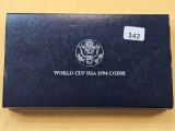 1994 World Cup 2-Coin Commemorative Silver Proof Set