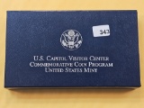 2001 Capitol Visitor Center Commemorative Proof Silver Dollar