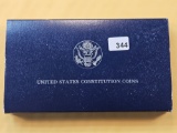 1987 US Constitution Commemorative Proof Silver Dollar
