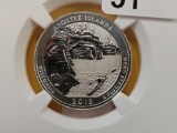 PERFECT! NGC 2018-S America the Beautiful Silver Quarter in Proof-70 Reverse Proof