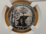 PERFECT! NGC 2018-S America the Beautiful Silver Quarter in Proof-70 Reverse Proof