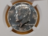 NGC 1965 Kennedy Silver Half Dollar in Mint State 66