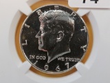 NGC 1967 Kennedy Silver Half Dollar in Mint State 66