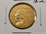 GOLD! Brilliant Uncirculated Plus 1912 Indian Head $2.5 Dollar Gold