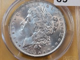 PCGS 1883-O Morgan Silver Dollar in Mint State 63