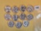 Eleven Brilliant Silver Wartime Jefferson Nickels