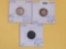Three Seated Liberty Dimes