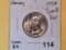 Variety! GEM Brilliant Uncirculated 1958 Type B Washington Quarter