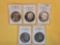 Five Mixed Brilliant Uncirculated and Proof Eisenhower Dollars