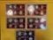 Five Partial US SILVER Proof Sets