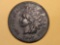 * Semi-Key 1867 Indian Cent in About Uncirculated plus - details