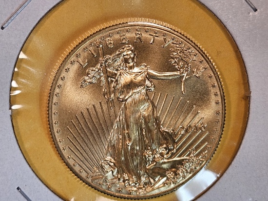 GOLD! GEM Brilliant Uncirculated 2016 American Gold Eagle